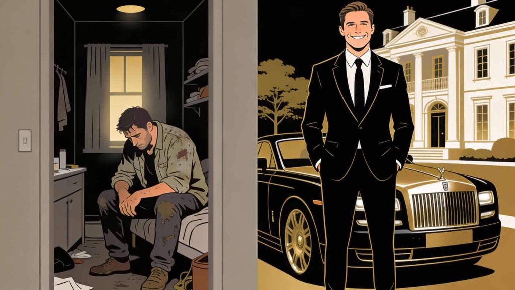 A man's from struggle to luxury