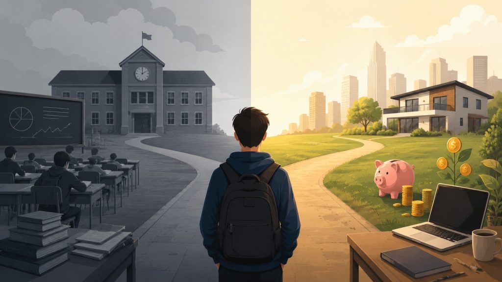 School Doesn’t Make You Wealthy