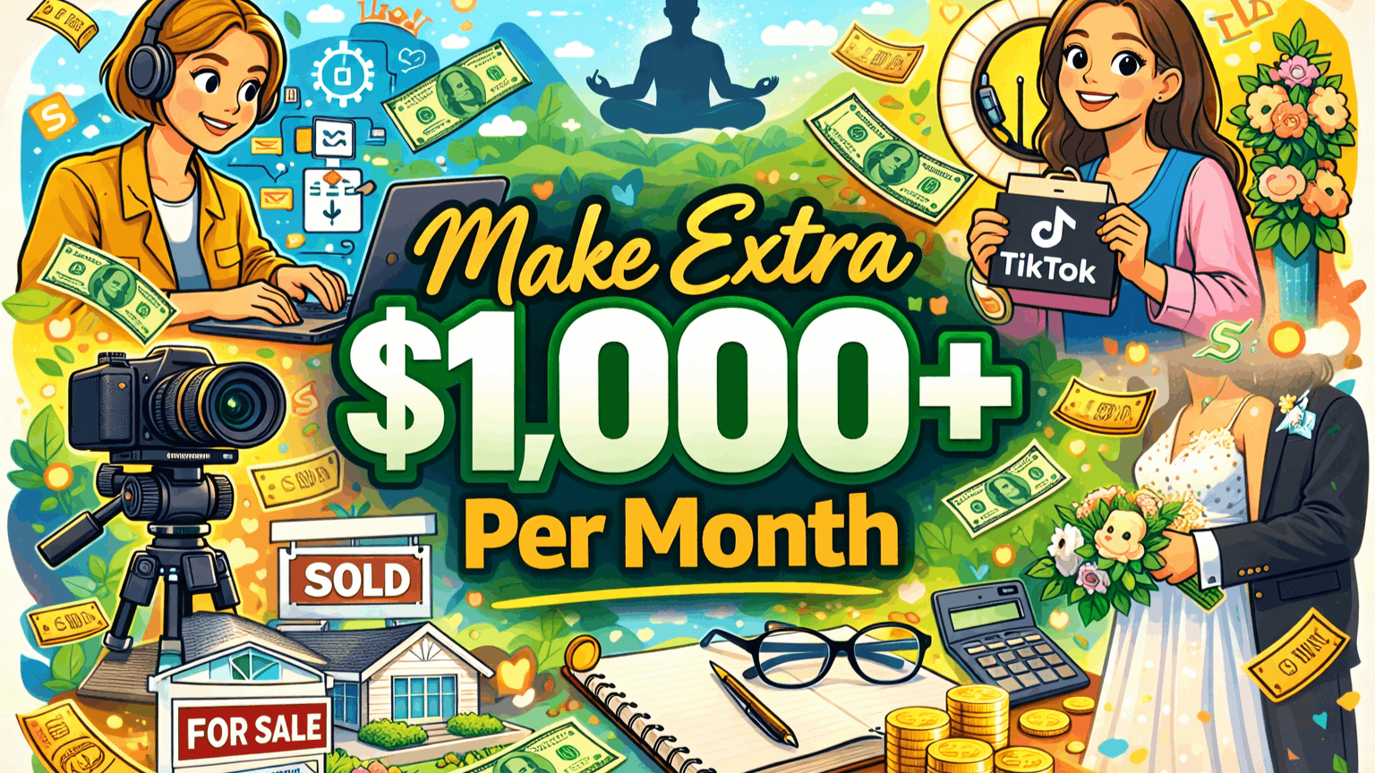 How to Earn an Extra $1,000 a Month (6 Realistic Side Hustles)