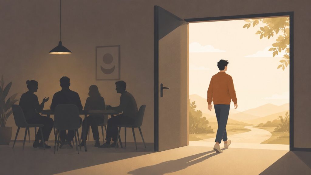 moving out of toxic people