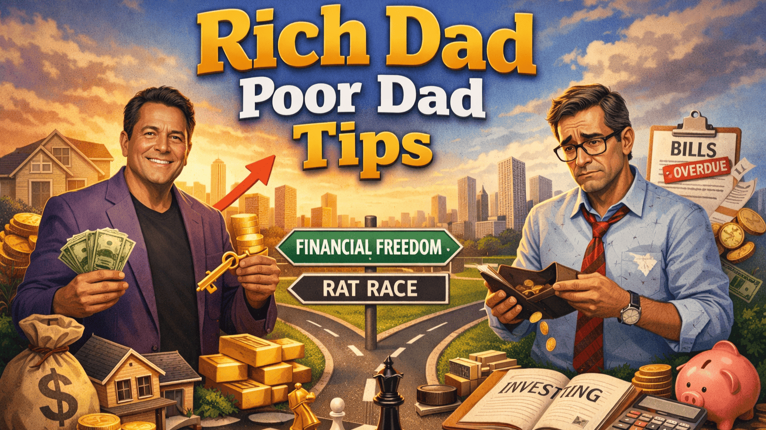 rich dad poor dad book tips
