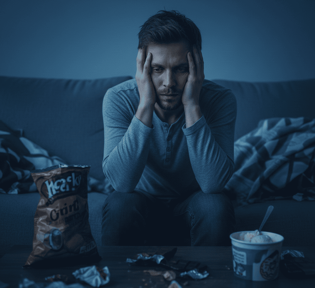 man tired and fatigued