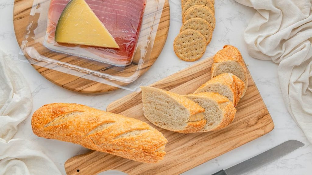 bread, crackers plater