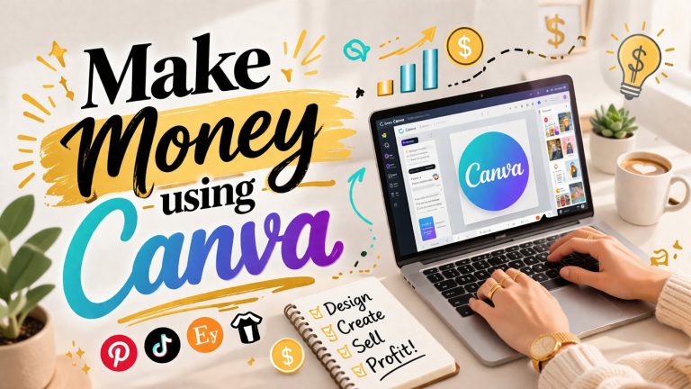 make money using canva