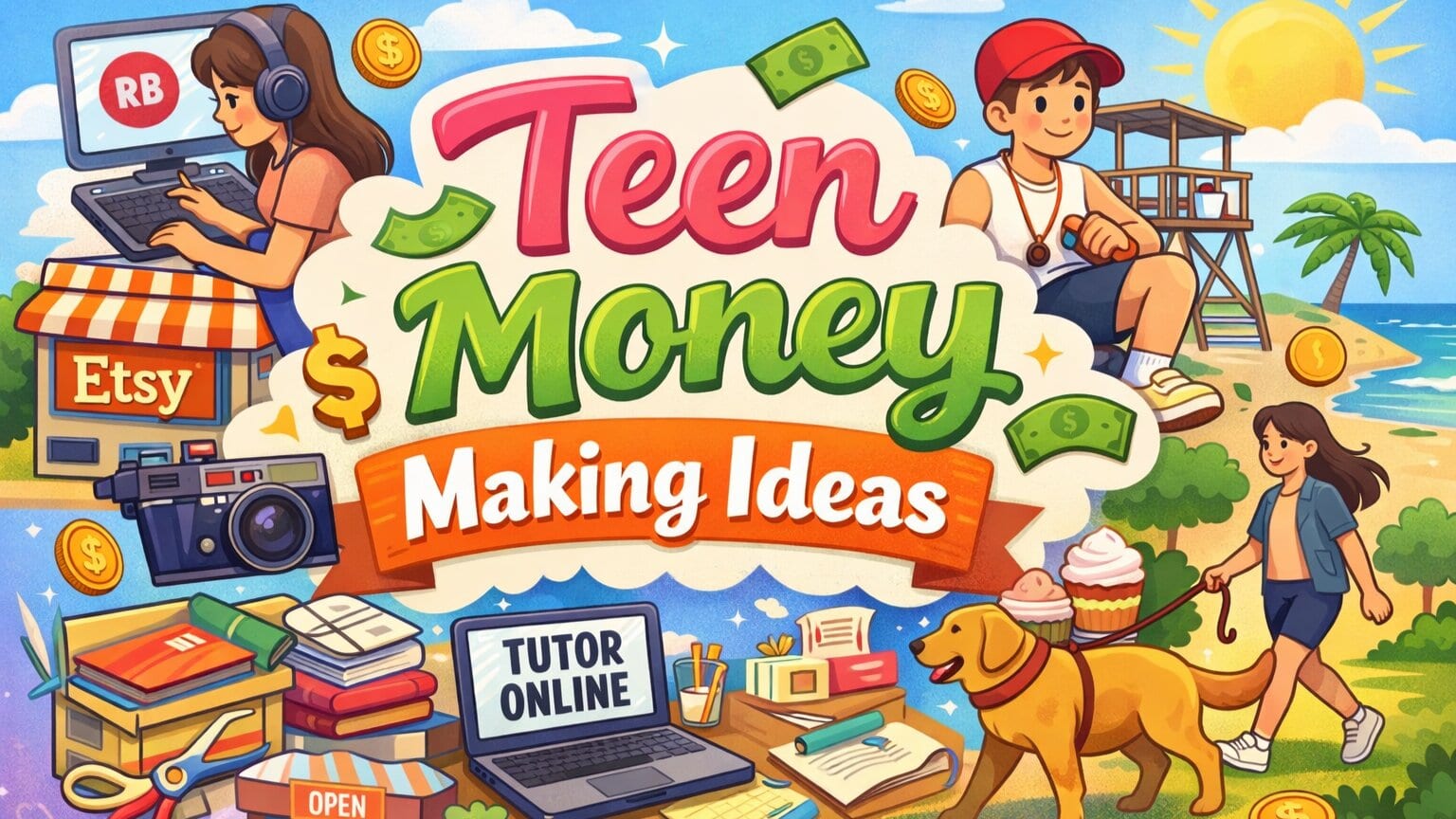 How to Make Money as a Teenager (Even If You’re Under 15)