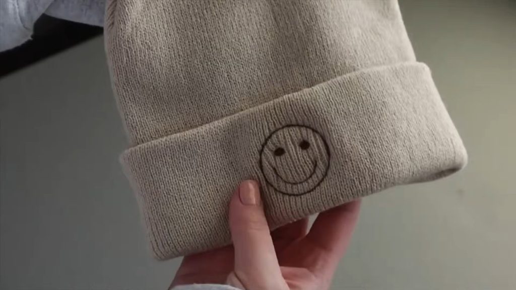 Embroided cap
