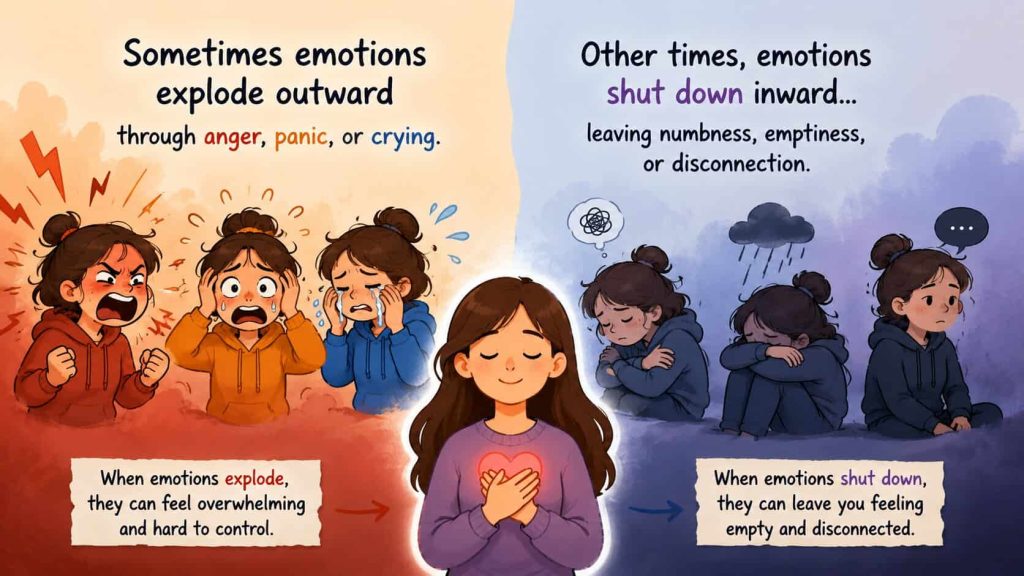 different emotional moments