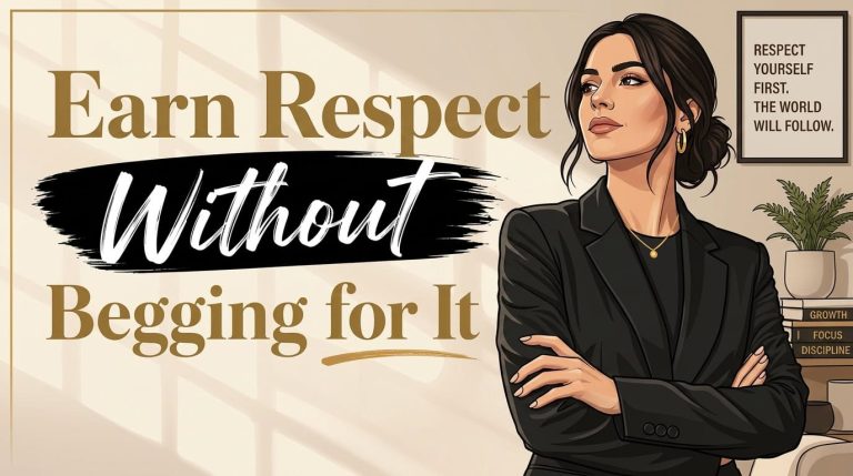 ways to earn respect without begging for it