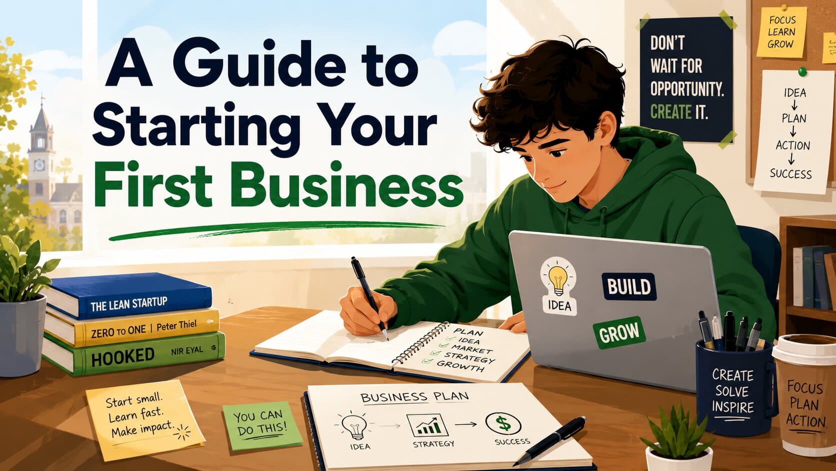 How to Start Your First Business (8 Step Plan)