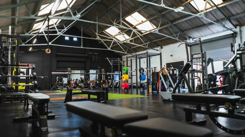 a view of inside the gym