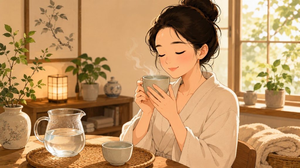 warm water drinking habit