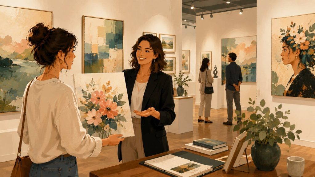 Artwork in a Gallery