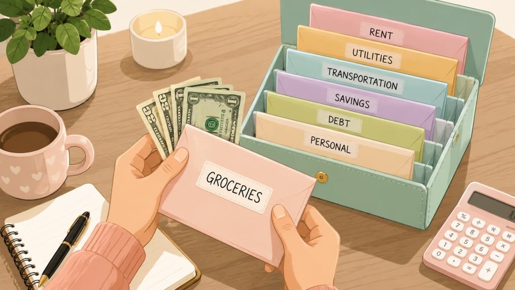 Cash stuffing envelops