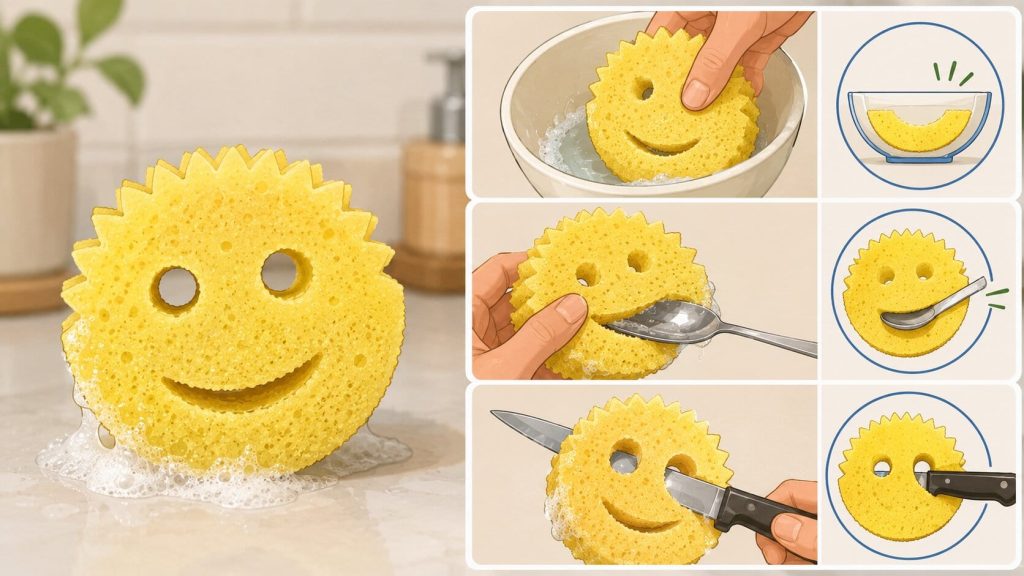 Use a Scrub Daddy as Designed