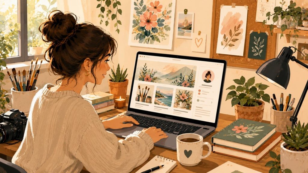 creating an Art Blog