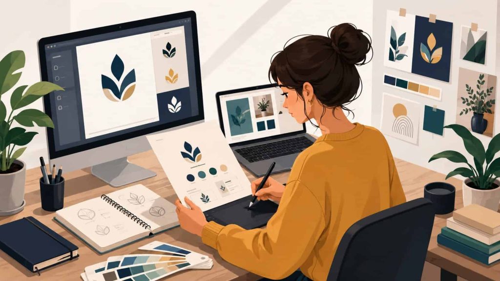 graphic design and branding