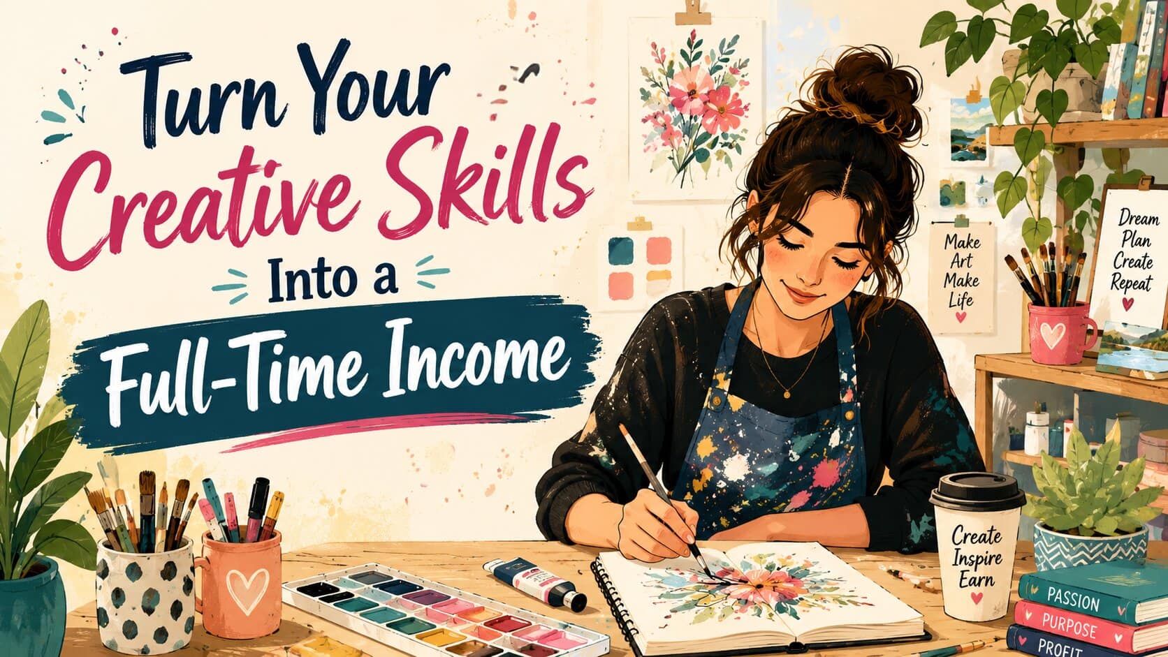 20 Ways Artists Can Make Money From Their Creative Skills