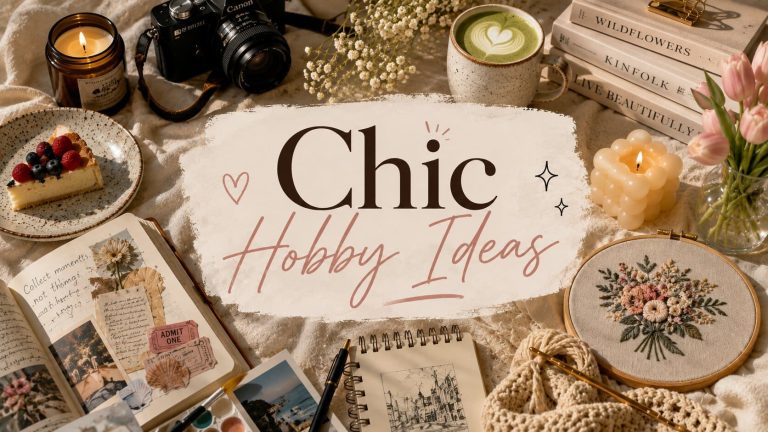 chic hobby ideas to pick up